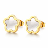 Elovaan Flowers Earrings Style 2 | 18K Gold PVD | Waterproof