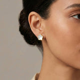 Elovaan Flowers Earrings Style 2 | 18K Gold PVD | Waterproof