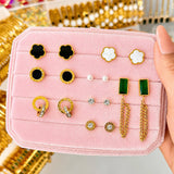 Elovaan Flowers Earrings Style 2 | 18K Gold PVD | Waterproof