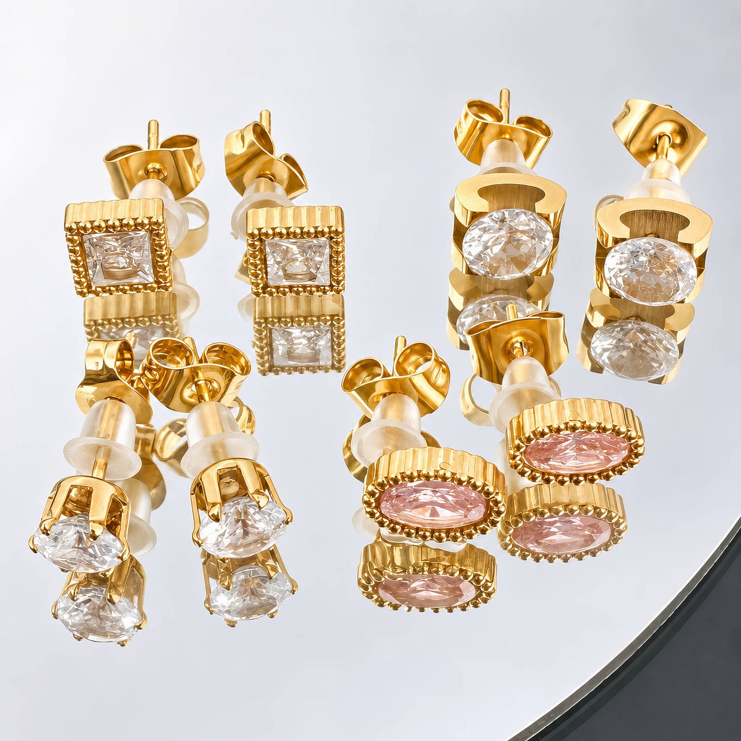 Elovaan Earrings Gold Steel Style 4 | 18K Gold PVD | Waterproof