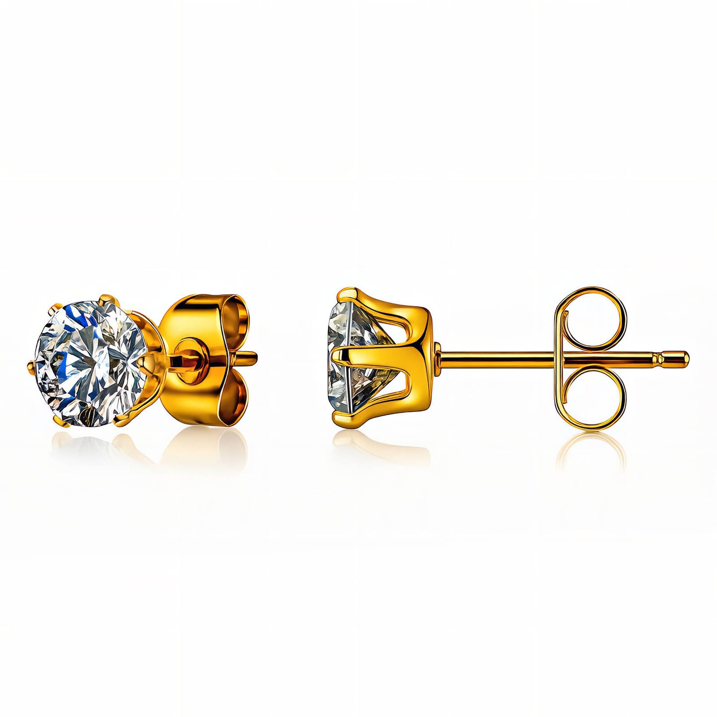 Elovaan Earrings Gold Steel Style 4 | 18K Gold PVD | Waterproof