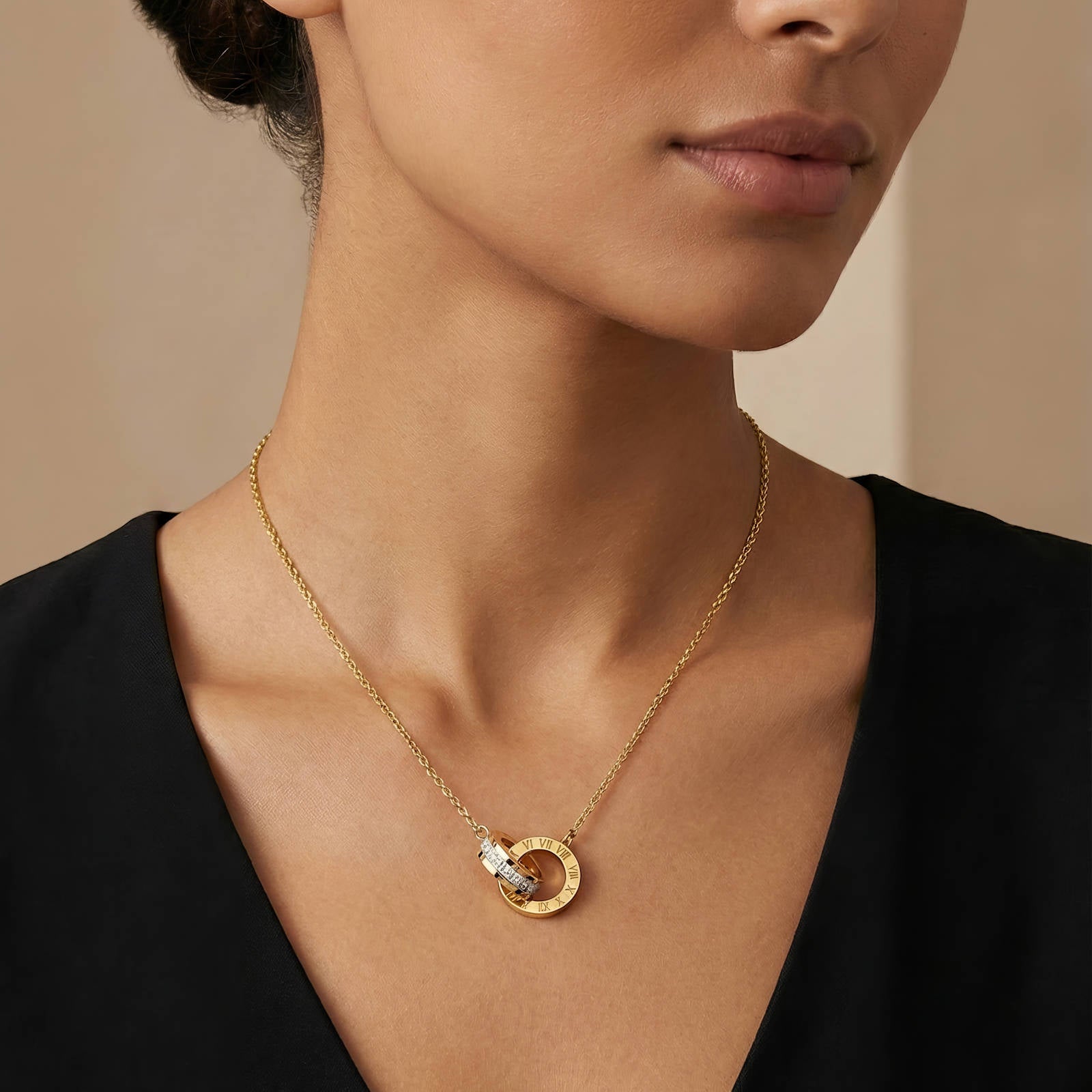 Elovaan Necklace Gold Steel | 18K Gold PVD | Waterproof