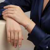 Elovaan Tennis Bracelet | 18K Gold PVD | Waterproof