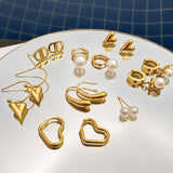 Elovaan Hearts Earrings | 18K Gold PVD | Waterproof