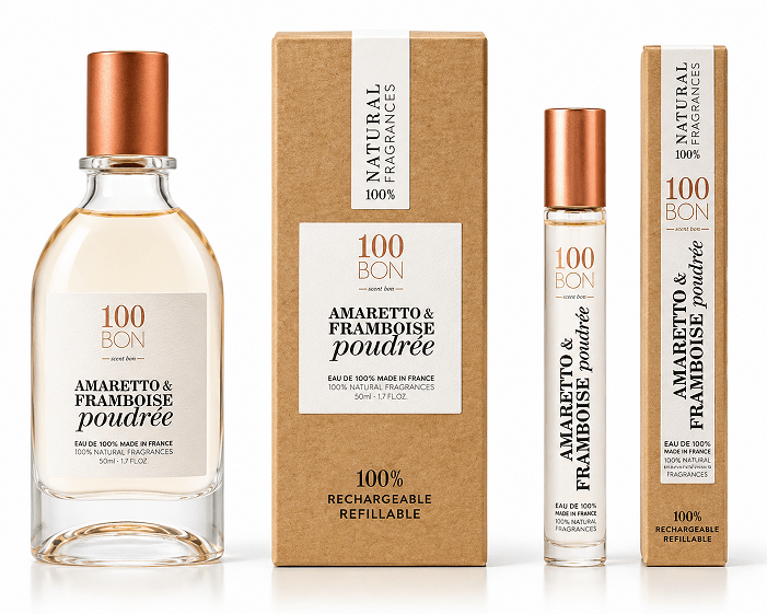 100 Bon Unisex Amaretto & Framboise Poudree Gift Set Fragrances Item No. 746480180121