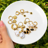 Elovaan Flowers Earrings Style 1 | 18K Gold PVD | Waterproof