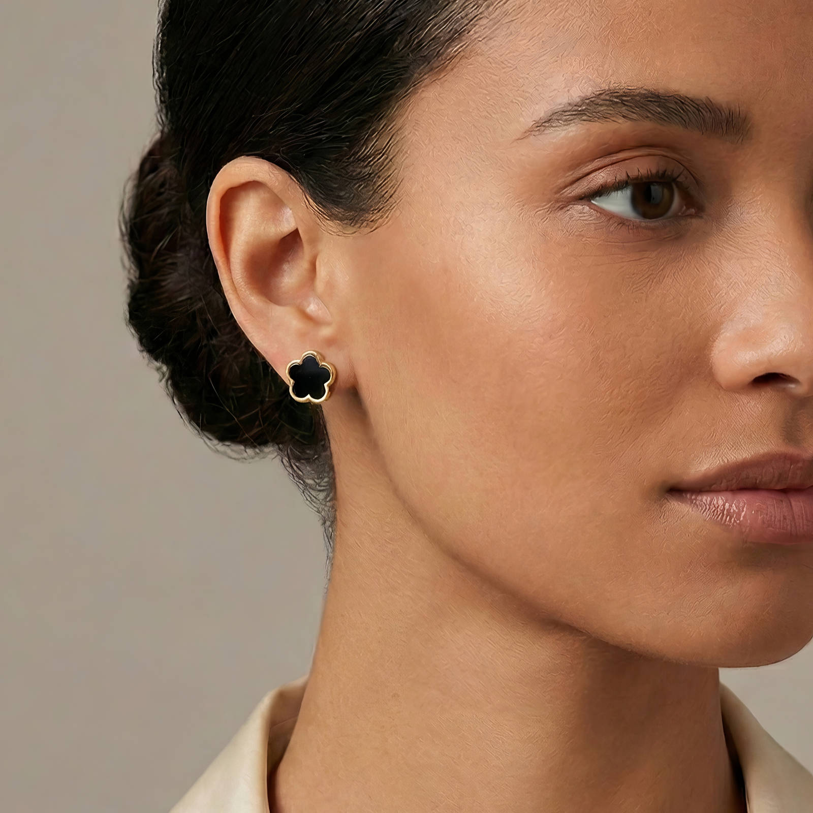 Elovaan Flowers Earrings Style 1 | 18K Gold PVD | Waterproof