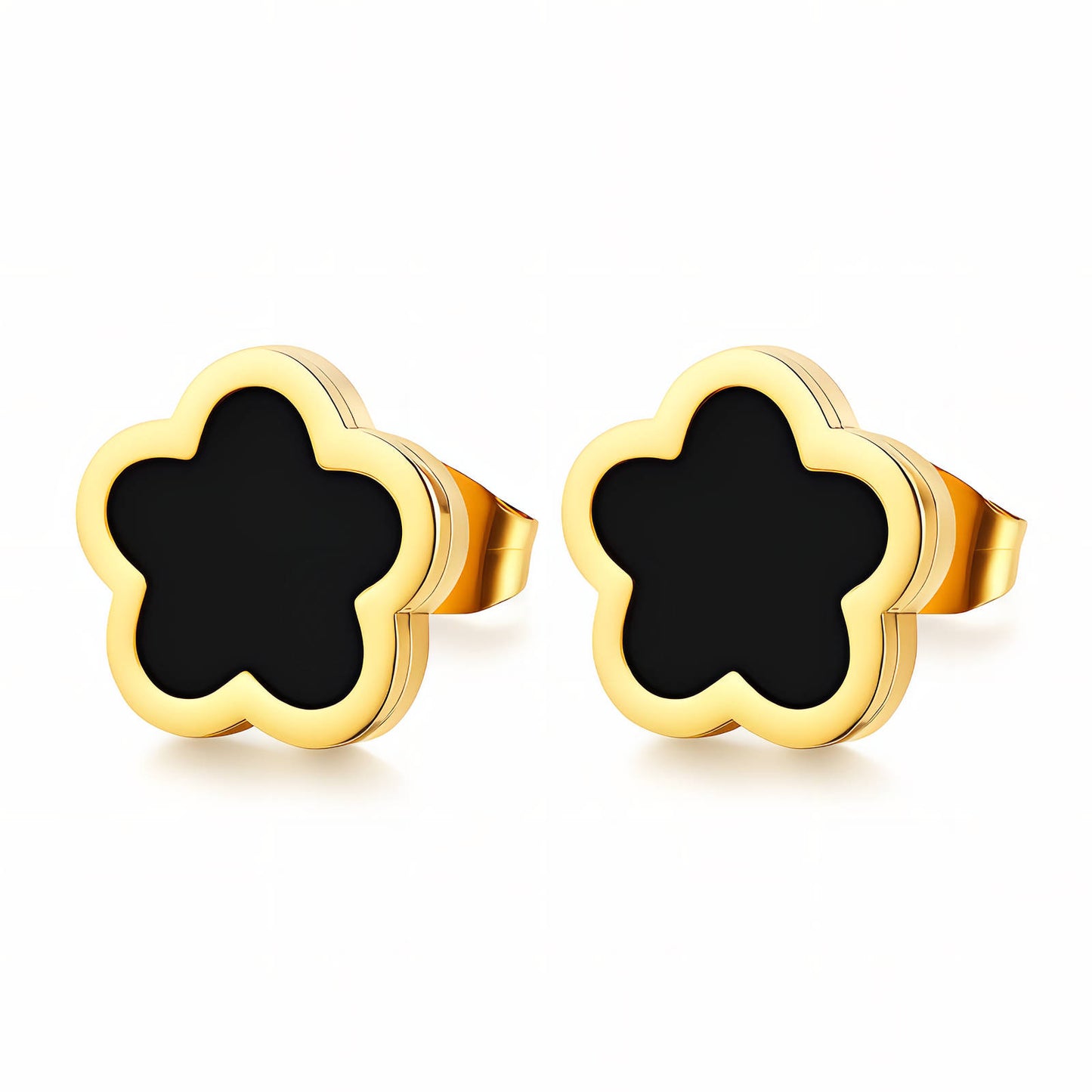 Elovaan Flowers Earrings Style 1 | 18K Gold PVD | Waterproof