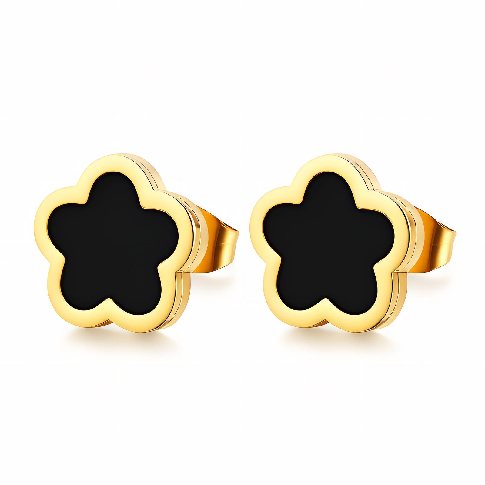 Elovaan Flowers Earrings Style 1 | 18K Gold PVD | Waterproof